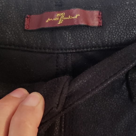 7 for all mankind black pants - Picture 4 of 5